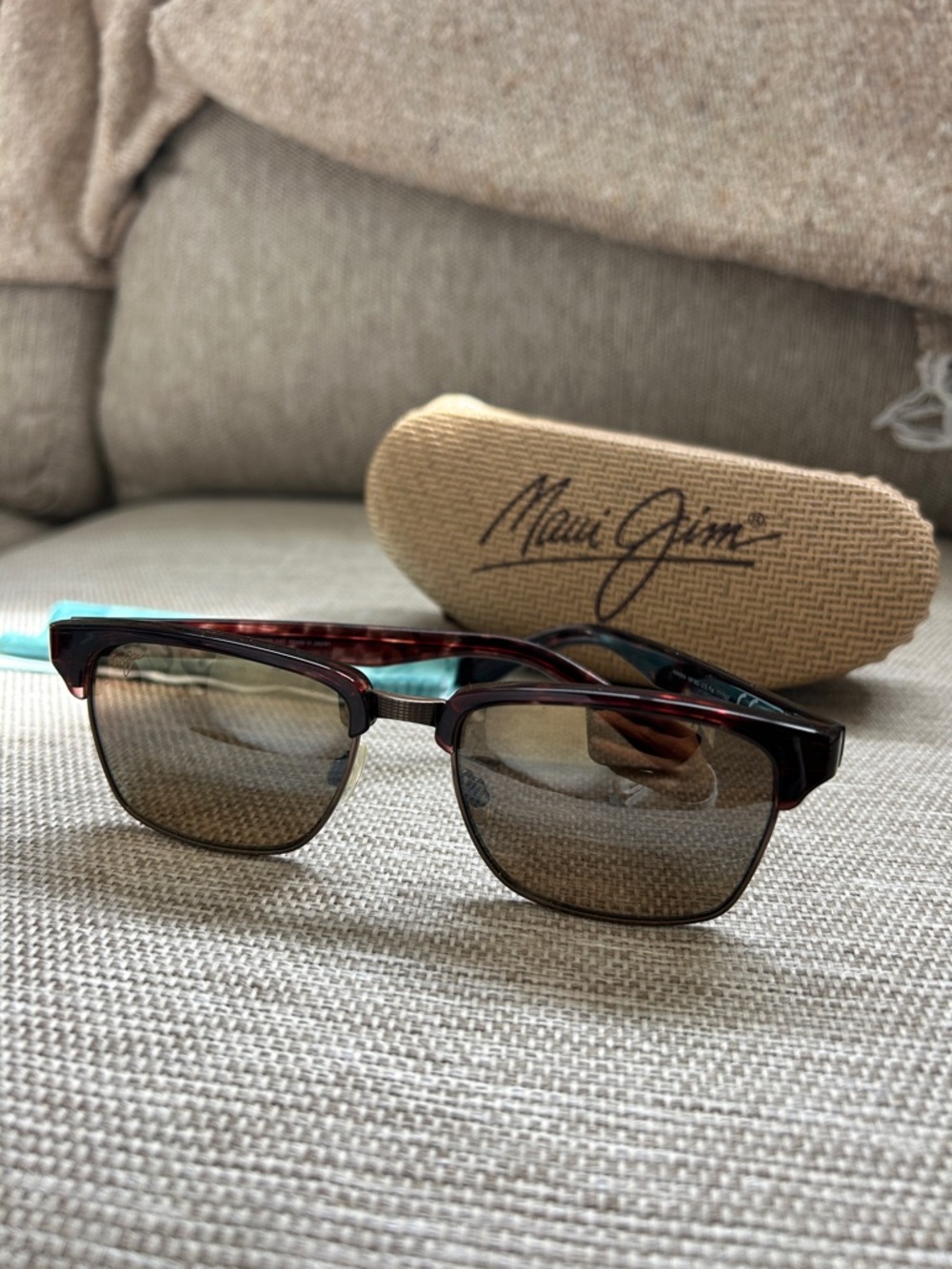 Maui Jim Kawika Sunglasses - Tortoise Frame, Brown Lenses